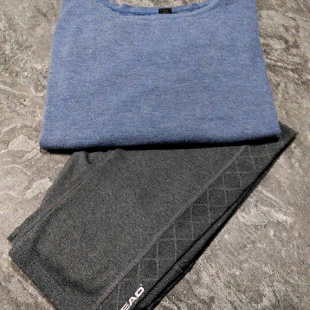 Yogalicius shirt size L and Head capri leggings S